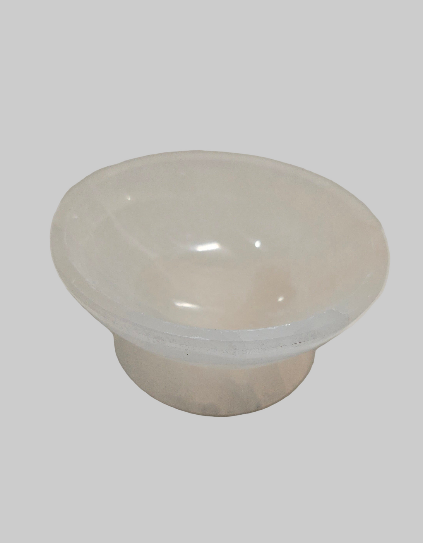 Selenite Charging Bowl- Crystal Cleansing + Energy Purification (Crystals Not Included)