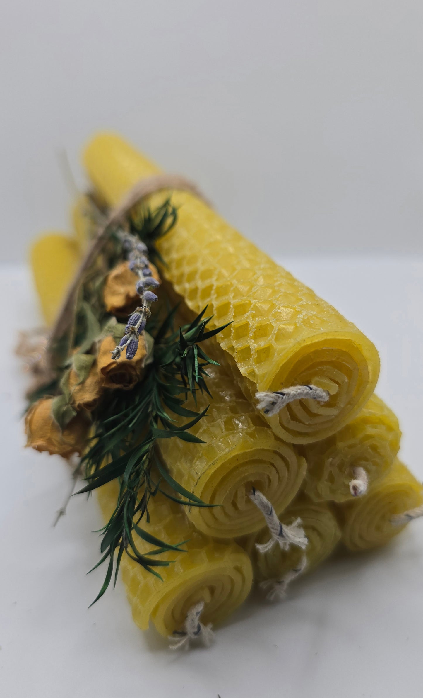 Beeswax Ritual Candles- Handmade Hand-Rolled Cleansing, Manifestation & Sacred Altar use