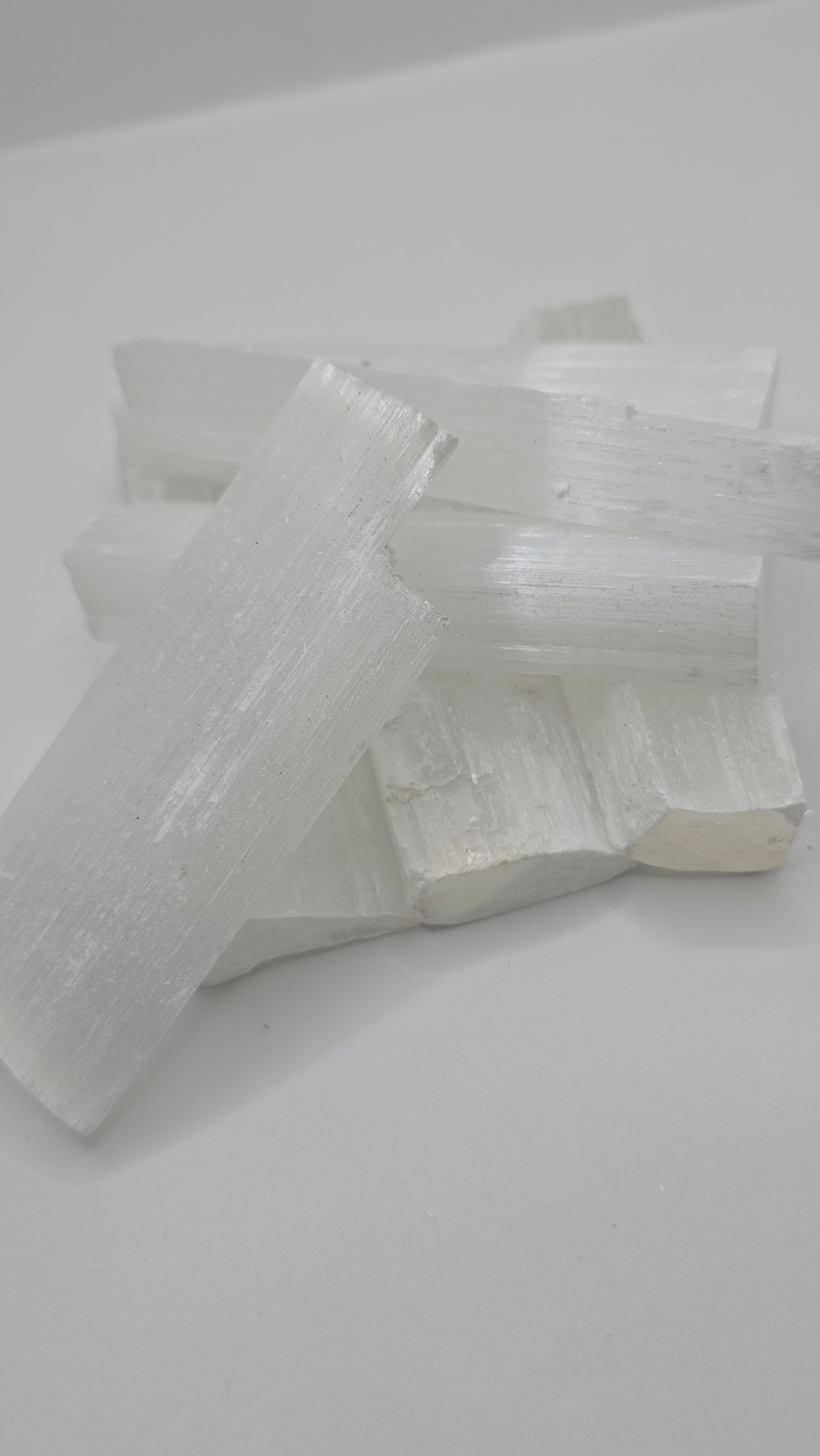 Natural Selenite Wand| Energy cleansing Crystal|