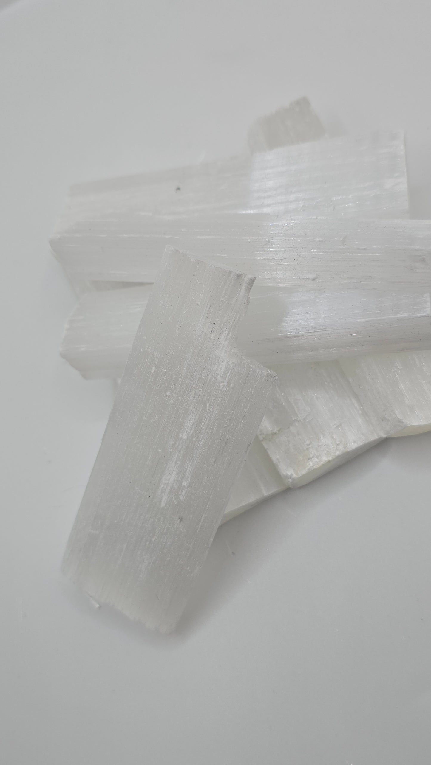 Natural Selenite Wand| Energy cleansing Crystal|