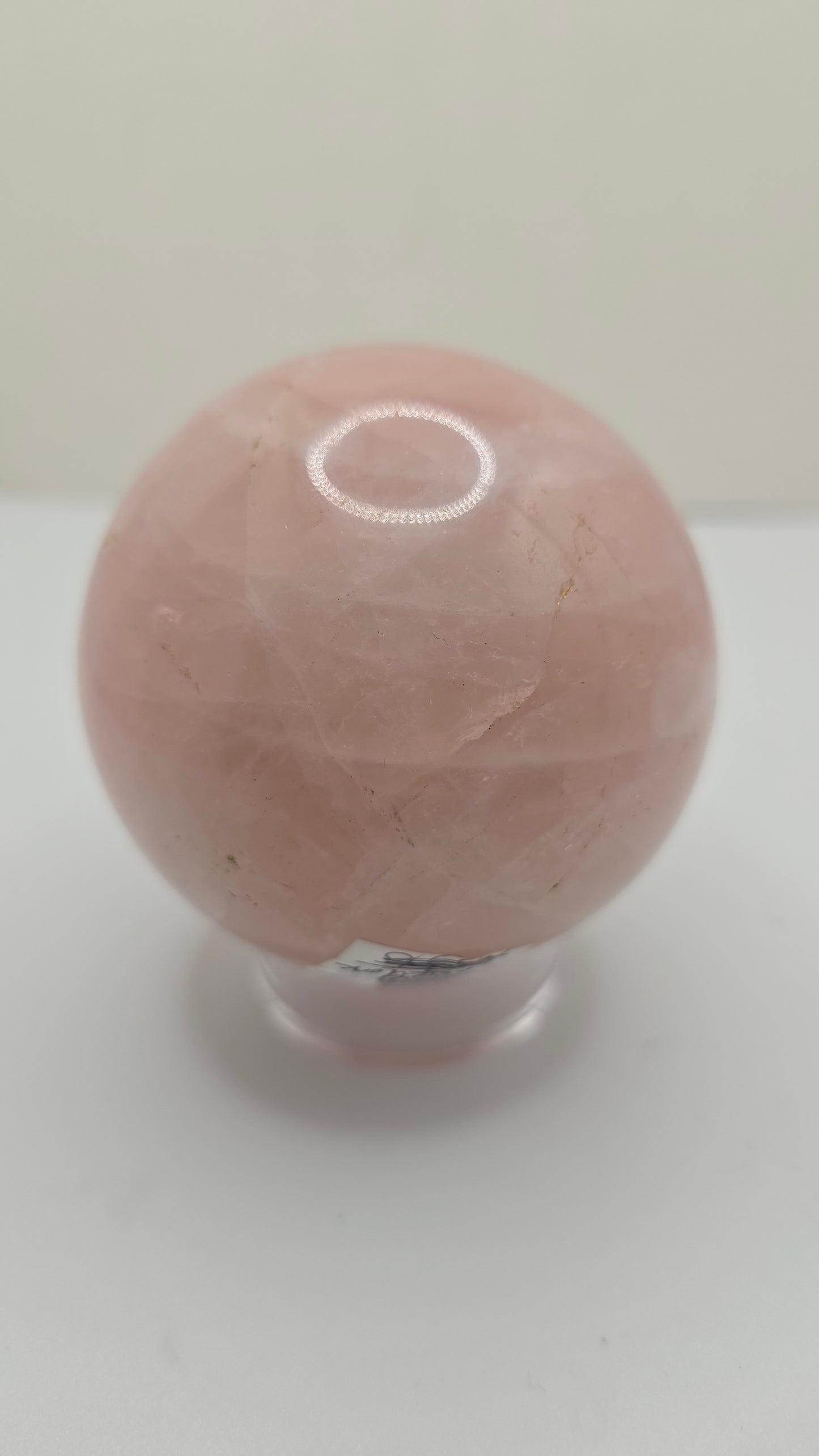 Rose Quartz Sphere lNatural Crystal for Love & Emotional Healing