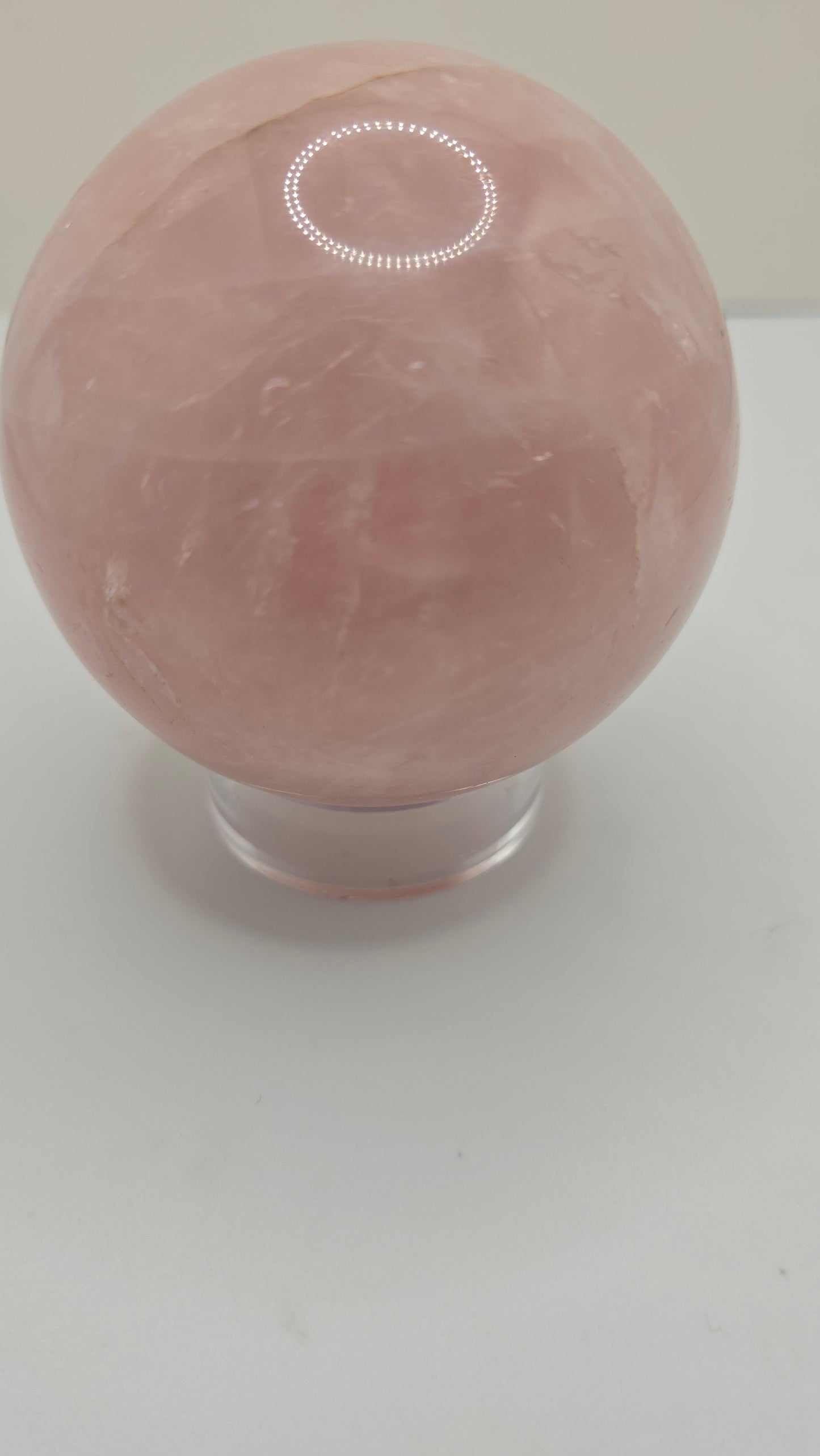 Rose Quartz Sphere lNatural Crystal for Love & Emotional Healing